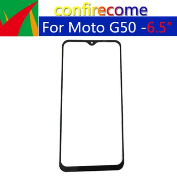 10 шт.\лот для Motorola Moto G50 XT2137-1 XT2137-2 5G Сенсорный Экран Передняя Внешняя Стеклянная панель Замена Передней панели ЖК-дисплея