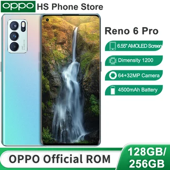 OPPO Reno6 Pro 128 ГБ / 256 ГБ MTK Dimensity 1200 6,55 