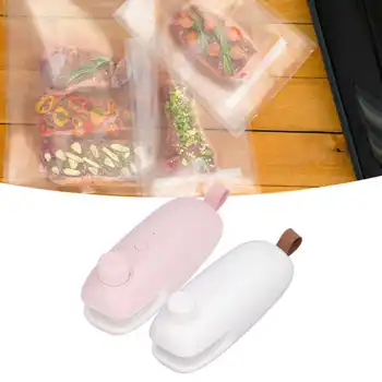 USB Заряжаемый Мини-Упаковщик Пакетов Термосвариватели С Режущим Ножом Перезаряжаемый Портативный Упаковщик Для Хранения Пищевых Продуктов В Пластиковых Пакетах