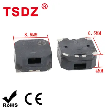 1 шт. акустический компонент SMD 8540 Акустический компонент 8,5 *8,5 * 4 мм SMD 2700 Гц Электромагнитный пассивный зуммер SMD-8540 Изображение 2