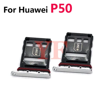 10шт Для Huawei P50/P50 Pro Держатель лотка для SIM-карты Слот адаптера Запасные части для ремонта Изображение 2