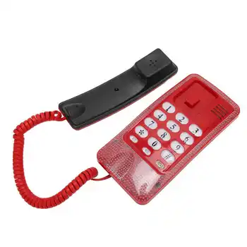 KXT-438 Настенный Проводной телефон с ретрансляцией Водонепроницаемый Пылезащитный настенный телефон в стиле ретро с телефонной трубкой для дома, отеля, офиса, банка Изображение 2