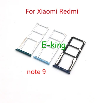 Держатель Лотка Для Sim-карты Xiaomi Redmi Note 9 9s Pro Держатель Слота Для Лотка Для SIM-карты Разъем Адаптера Запасные Части Изображение 2