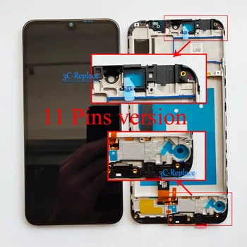 Оригинальный 6,3-дюймовый Черный Для Huawei Y7 2019/Y7 Prime 2019/Y7 Pro 2019 ЖК-дисплей С Сенсорным Экраном и Цифровым Преобразователем В Сборе С рамкой Изображение 2
